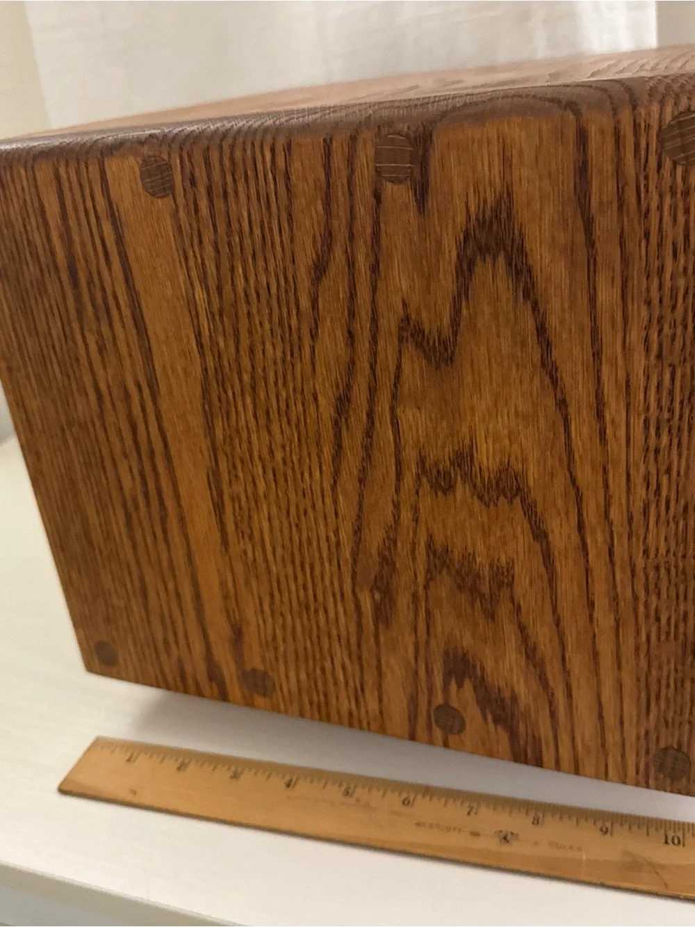 Vintage 90s Wooden CD 40 Slot Shelf Organizer Swivel Natural Brown